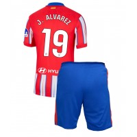 Maglia Calcio Atletico Madrid Julian Alvarez #19 Prima Divisa Bambino 2024-25 Manica Corta (+ pantaloncini)